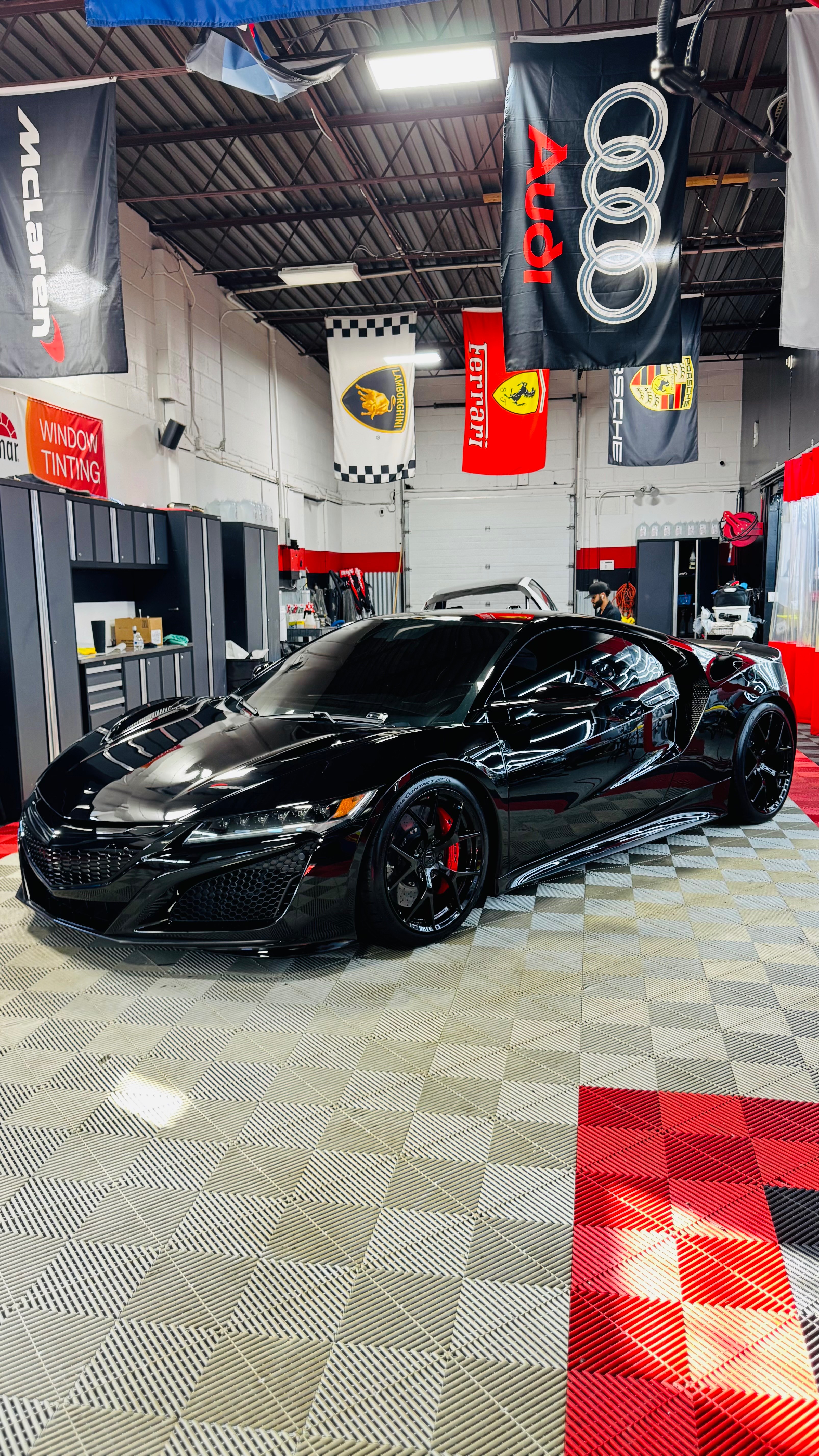 Black Acura NSX at Detail Masters