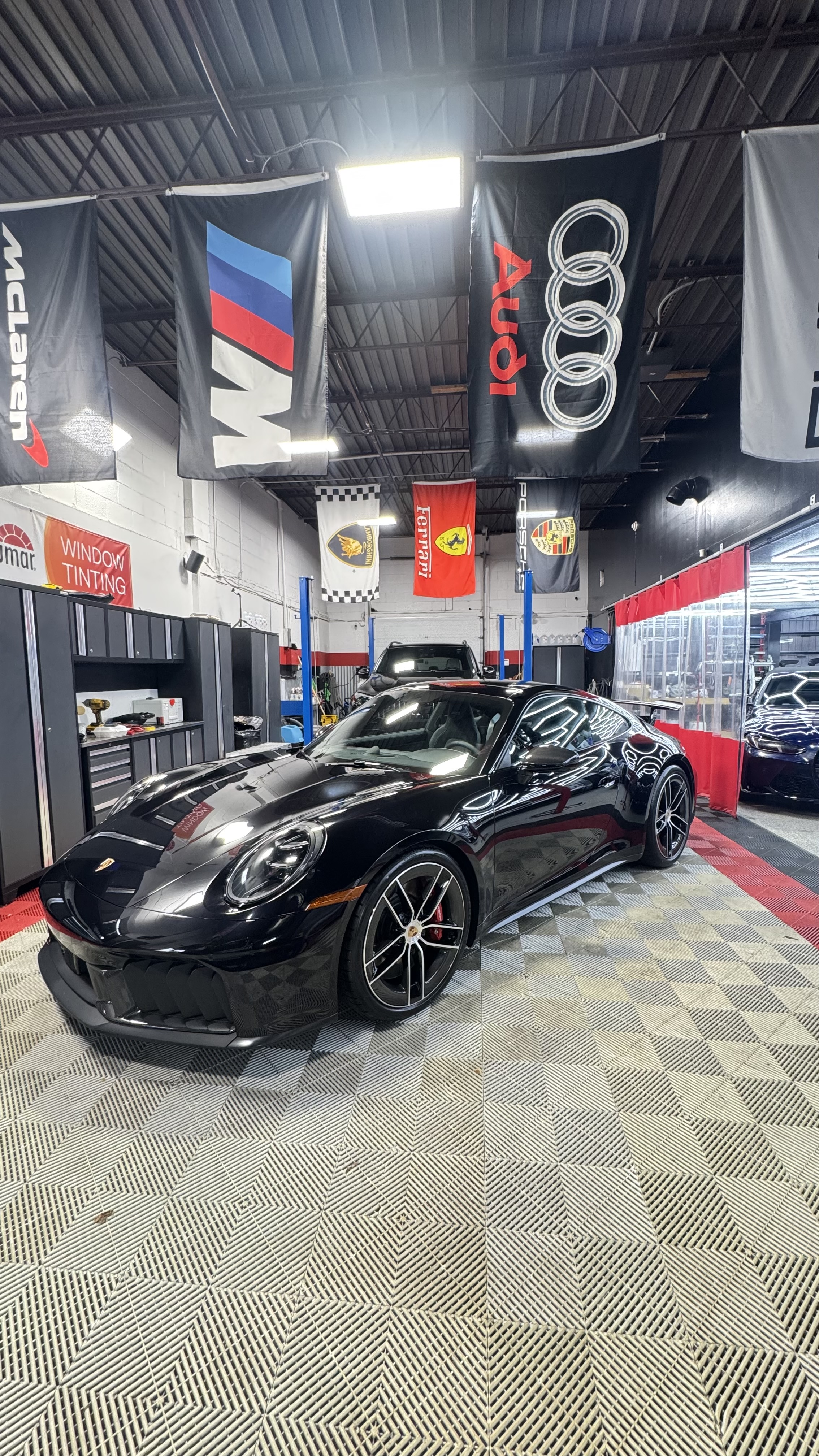 Black Porsche 911 at Detail Masters